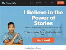 Tablet Screenshot of brianwwu.com
